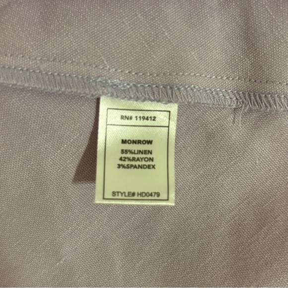 Monrow Light Pink Gathered Midi Dress - Picture 9 of 9